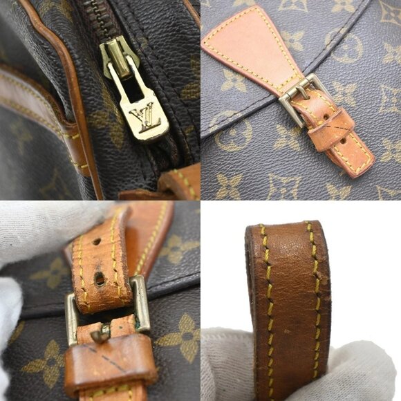 LOUIS VUITTON Jeune Fille MM Shoulder Bag Monogram Leather Brown M51226 37EF535 - Picture 8 of 16